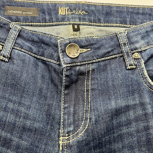 Kut From The Kloth Catherine Boyfriend Size 8 - Picture 15 of 16